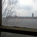 outside